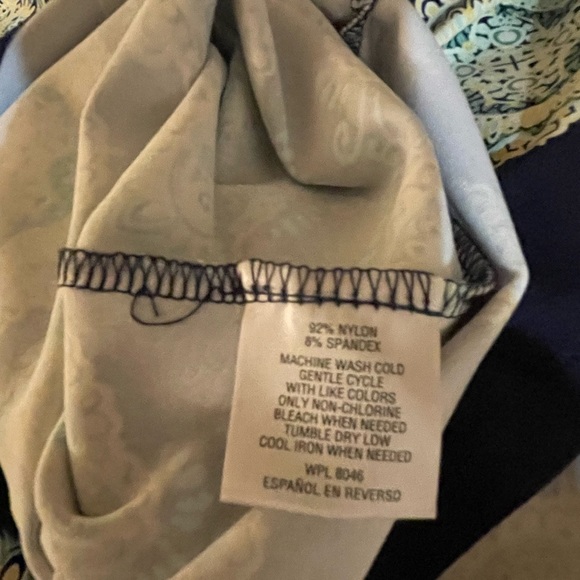 🔥💙NWT Charter Club size SP (Small Petite) stretchy dress. Navy/blue/white - Picture 3 of 6